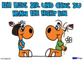 Ich liebe Dir und ohne du kann ich nicht bin
